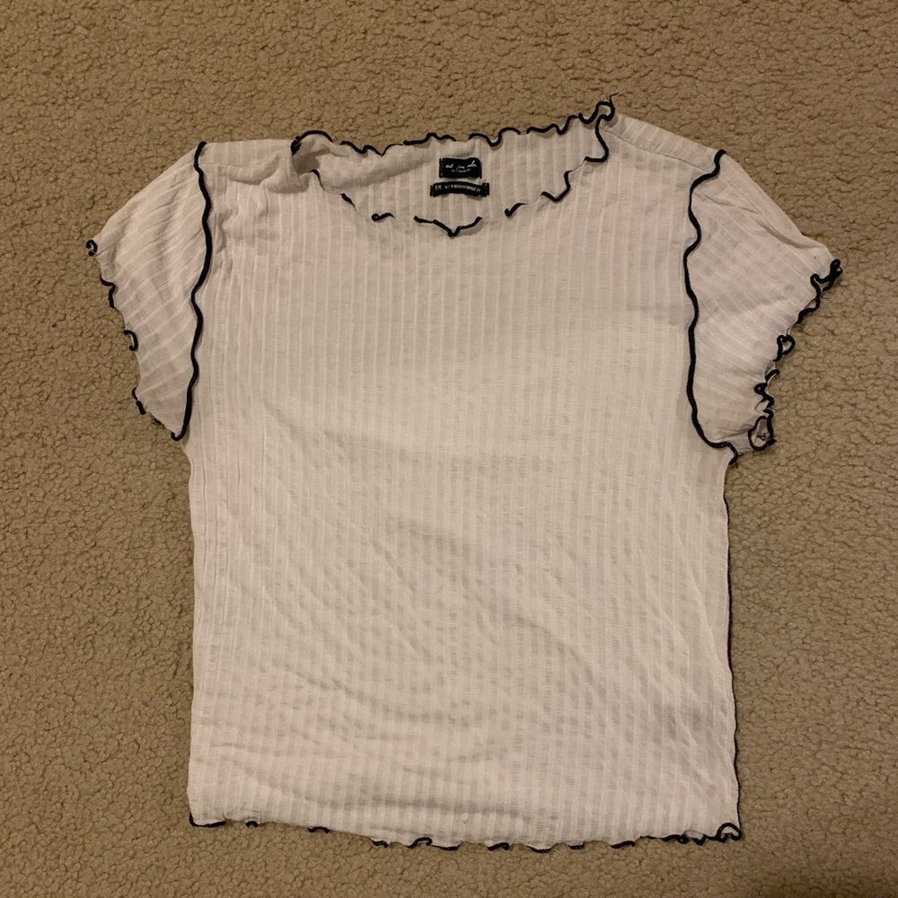Urban outfitters white crop top